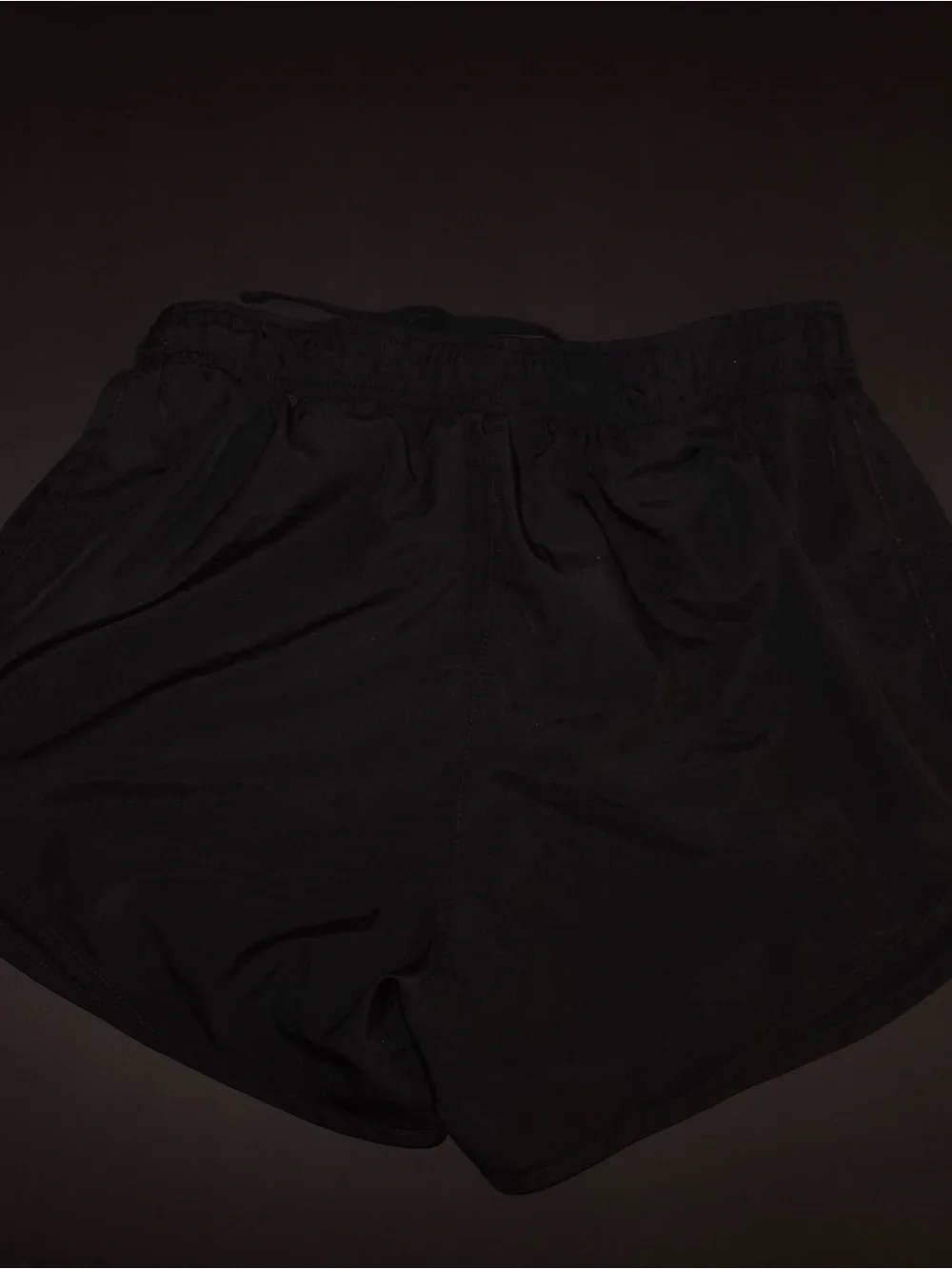 Nike Black Women's Lightweight Running Shorts with Swoosh